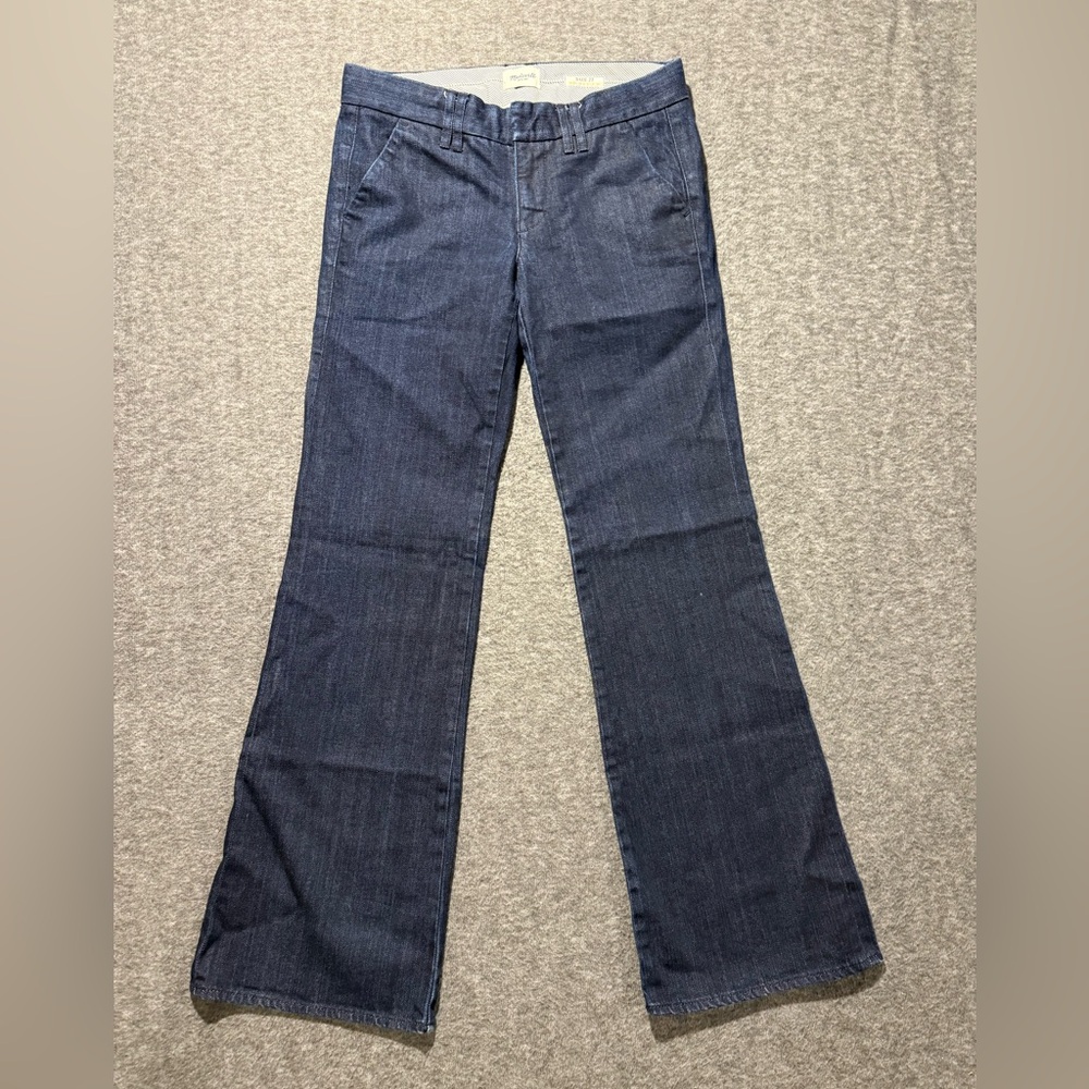Madewell Flare Jeans in Deep Blue